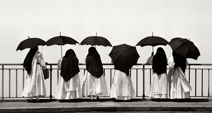 Nuns, Rio De Janeiro, 1955 - By Ormond Gigli