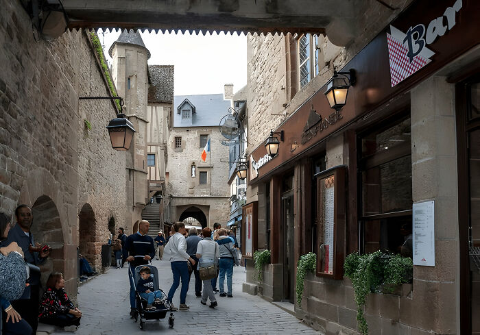 Streets Of Mont Saint Michel