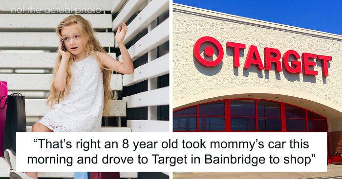 16 Reactions Folks Online Had To An 8-Year-Old Driving Herself For 25 Mins To Shop At Target