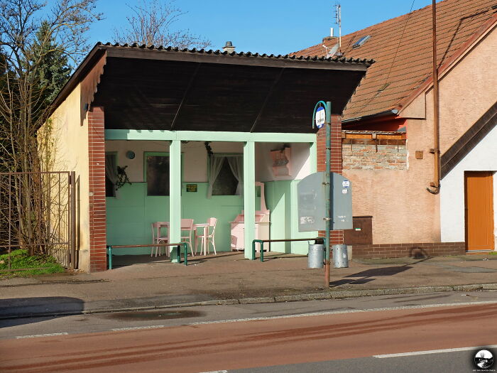 Cozy Bus Stop, Czech Republic