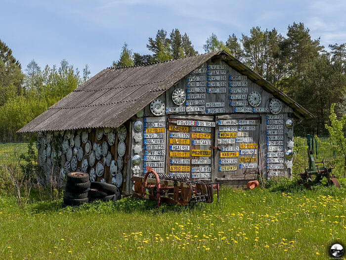 Car Registration Plate House, Lithuania