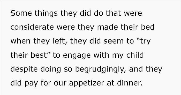 Woman Is Disappointed As Friend Stays Over For 3 Nights And Complains About Her Kid Being Annoying