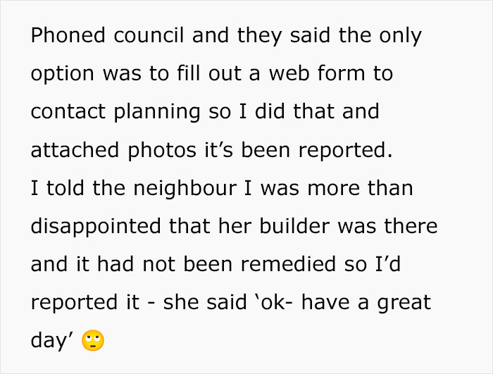 Homeowner Halts Neighbor's House Renovation After They Start Installing A Window Over Their Yard