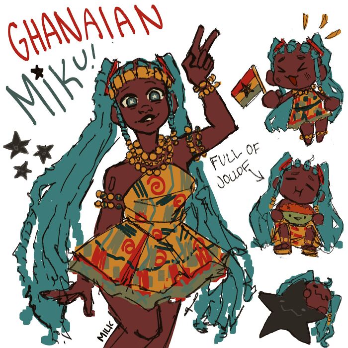 Ghanaian Miku