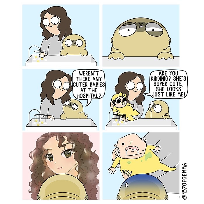 Adorable And Funny Comics About An Artist And Her Life With A Cute Pug (New Pics)