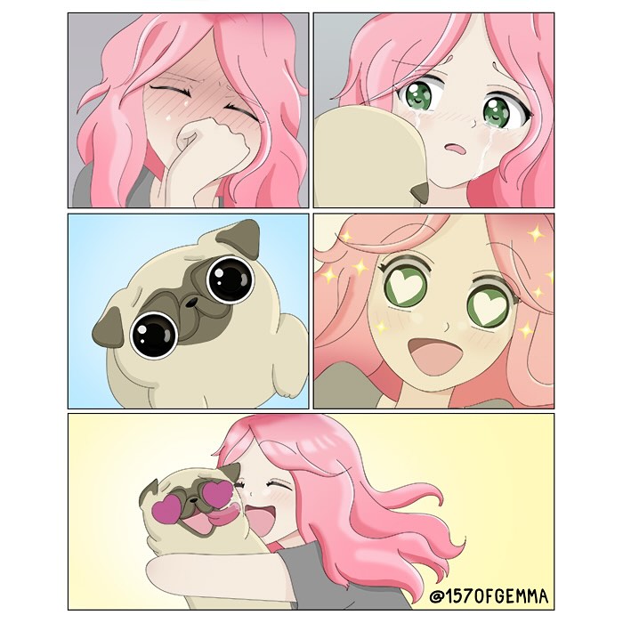 Adorable And Funny Comics About An Artist And Her Life With A Cute Pug (New Pics)