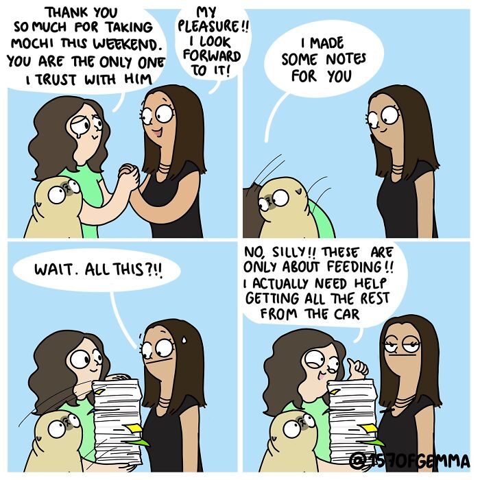 Adorable And Funny Comics About An Artist And Her Life With A Cute Pug (New Pics)