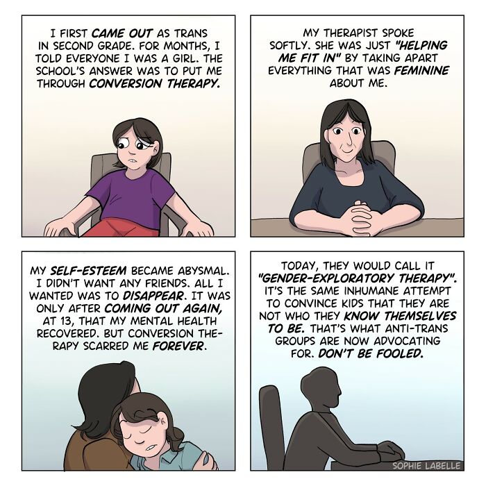 Artist Creates Insightful Comics To Foster Acceptance Of Transgender Experiences