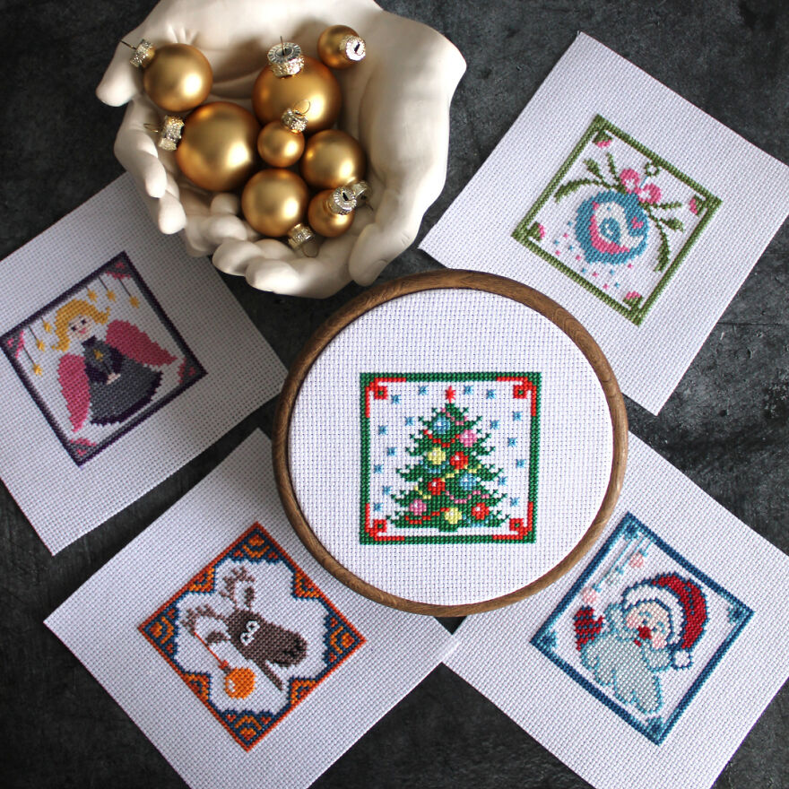 I Also Plan To Create Christmas Cards From These Simple And Quick Patterns