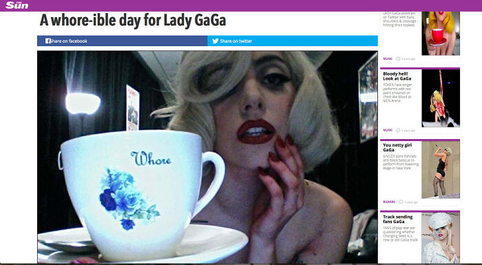 Lady Gaga Sips Out Of The Tea Cup I Made