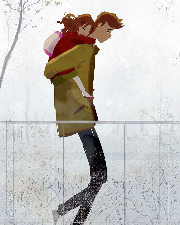 Idyllic Moments Of Everyday Life Illustrated By Pascal Campion