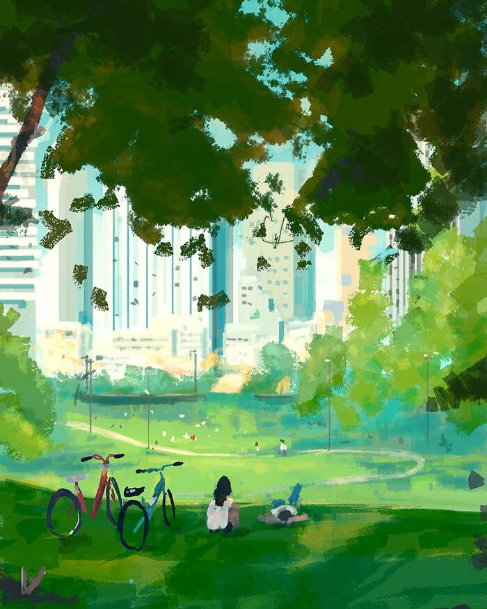 Idyllic Moments Of Everyday Life Illustrated By Pascal Campion