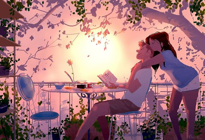 Idyllic Moments Of Everyday Life Illustrated By Pascal Campion