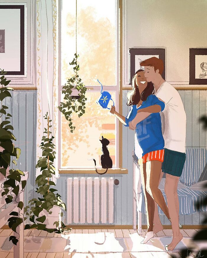 Idyllic Moments Of Everyday Life Illustrated By Pascal Campion