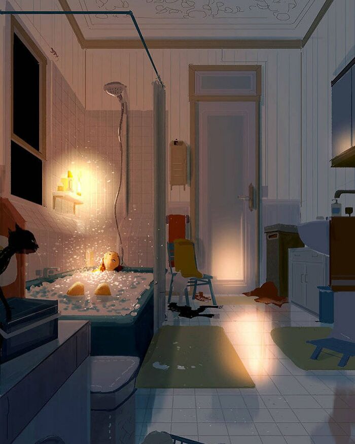 Idyllic Moments Of Everyday Life Illustrated By Pascal Campion