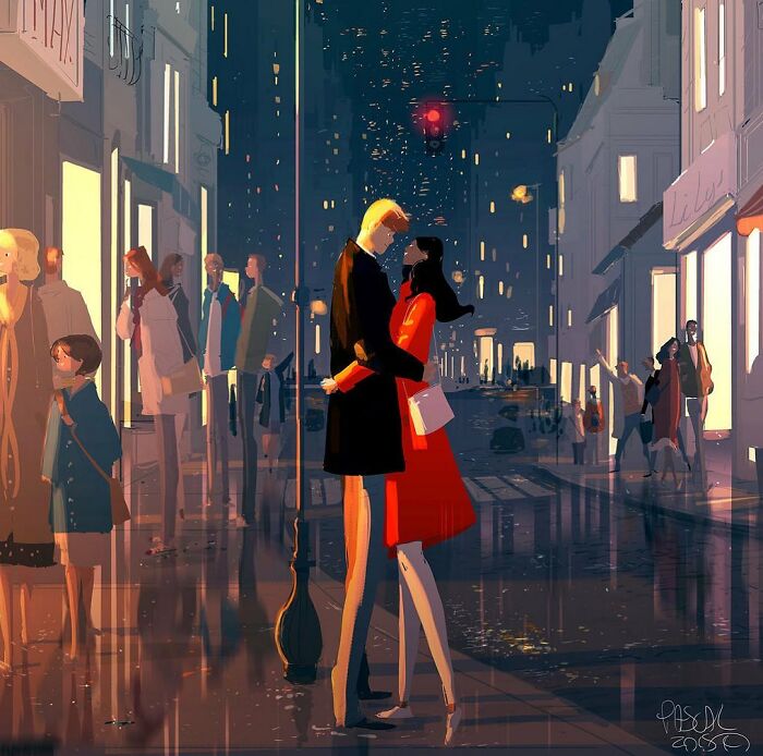 Idyllic Moments Of Everyday Life Illustrated By Pascal Campion