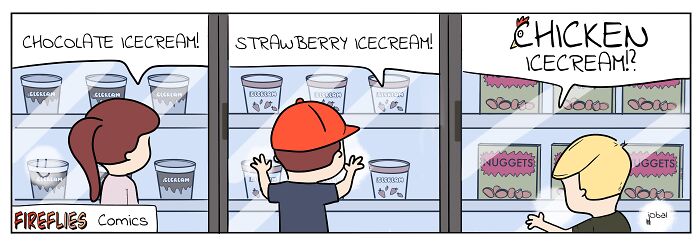 Fireflies Comics: Chicken Icecream