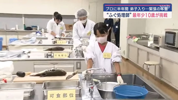  10-Year-Old Becomes Youngest To Pass Fugu Certification Test Amidst High Failure Rate