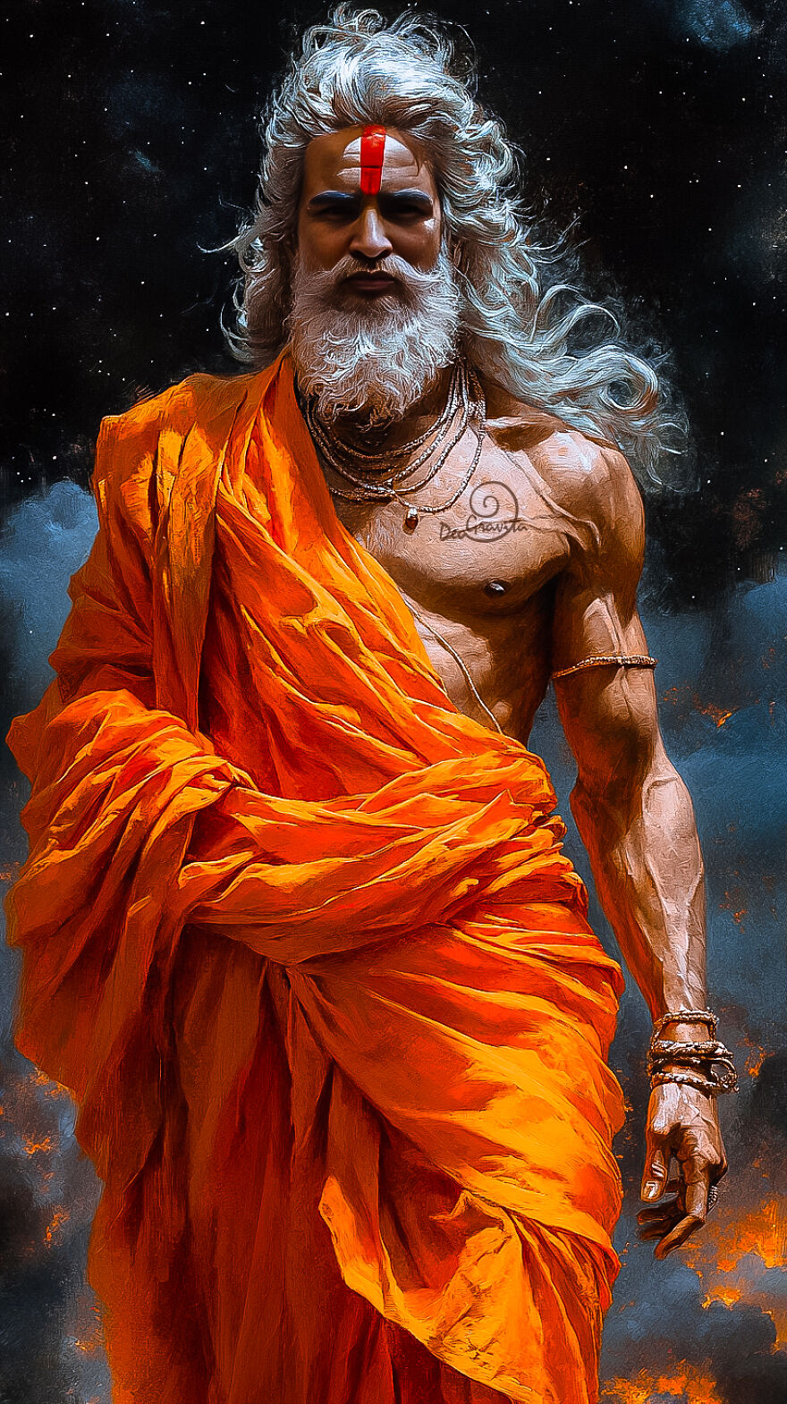 Mahavatar Haidakhan Babaji New Art