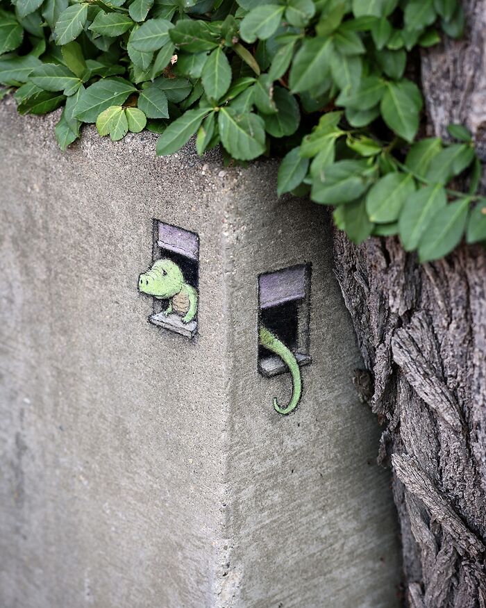 New Street Art Pieces That Feature Adventures Of Quirky Characters By This Artist