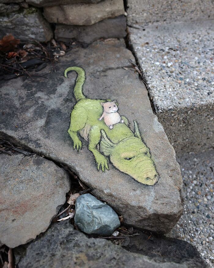 New Street Art Pieces That Feature Adventures Of Quirky Characters By This Artist