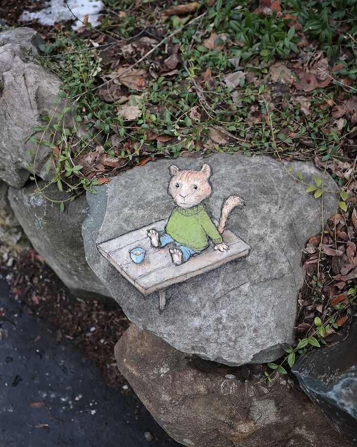 New Street Art Pieces That Feature Adventures Of Quirky Characters By This Artist