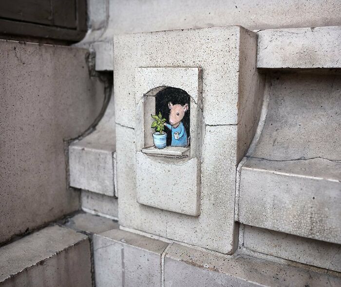 New Street Art Pieces That Feature Adventures Of Quirky Characters By This Artist