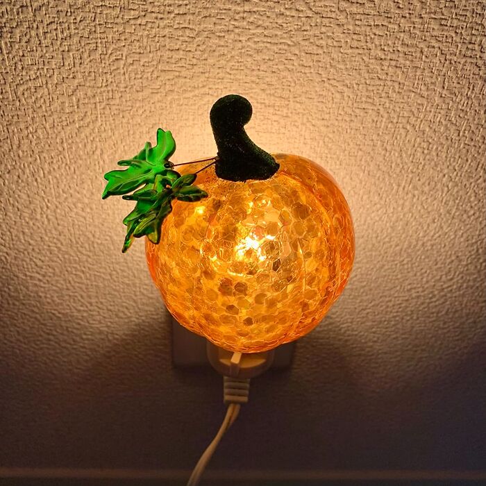 This Pumpkin Lamp Is So Cute, It'll Make You Want To Carve Out Some Time For Cozy Nights In