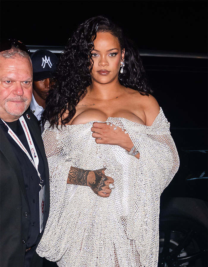 “Expensive Mosquito Net”: Rihanna’s Mesh Dress At New York Fashion Week Sparks Funny Comparisons