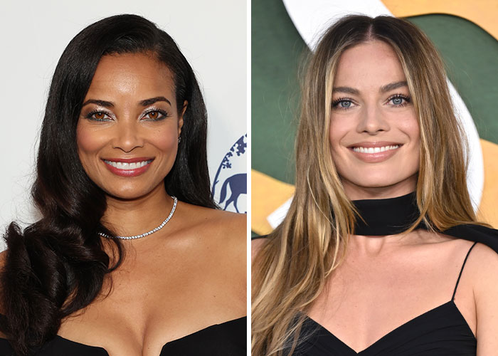 Rochelle Aytes And Margot Robbie