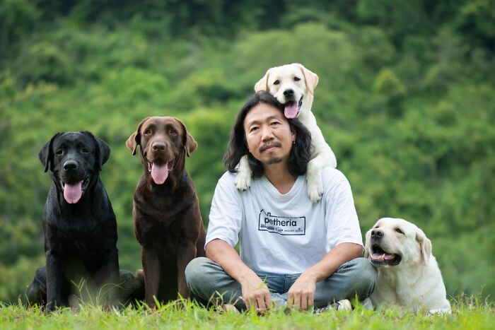 Man Shares Hilariously Cute Photos Of Driving With And Being Driven By His Adorable Dogs