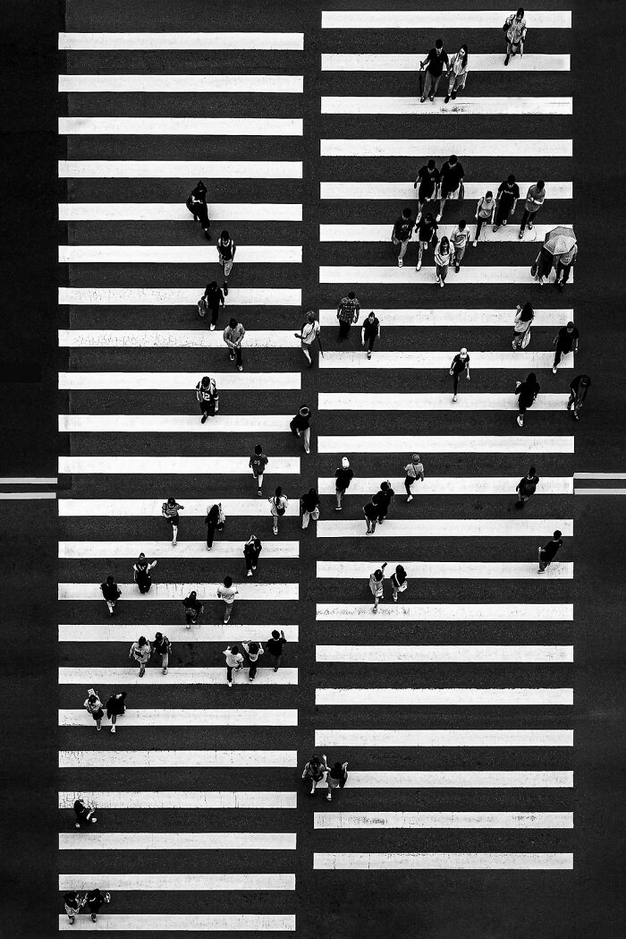 Aerial Category Winner: "Crosswalk" By Yongseok Chun