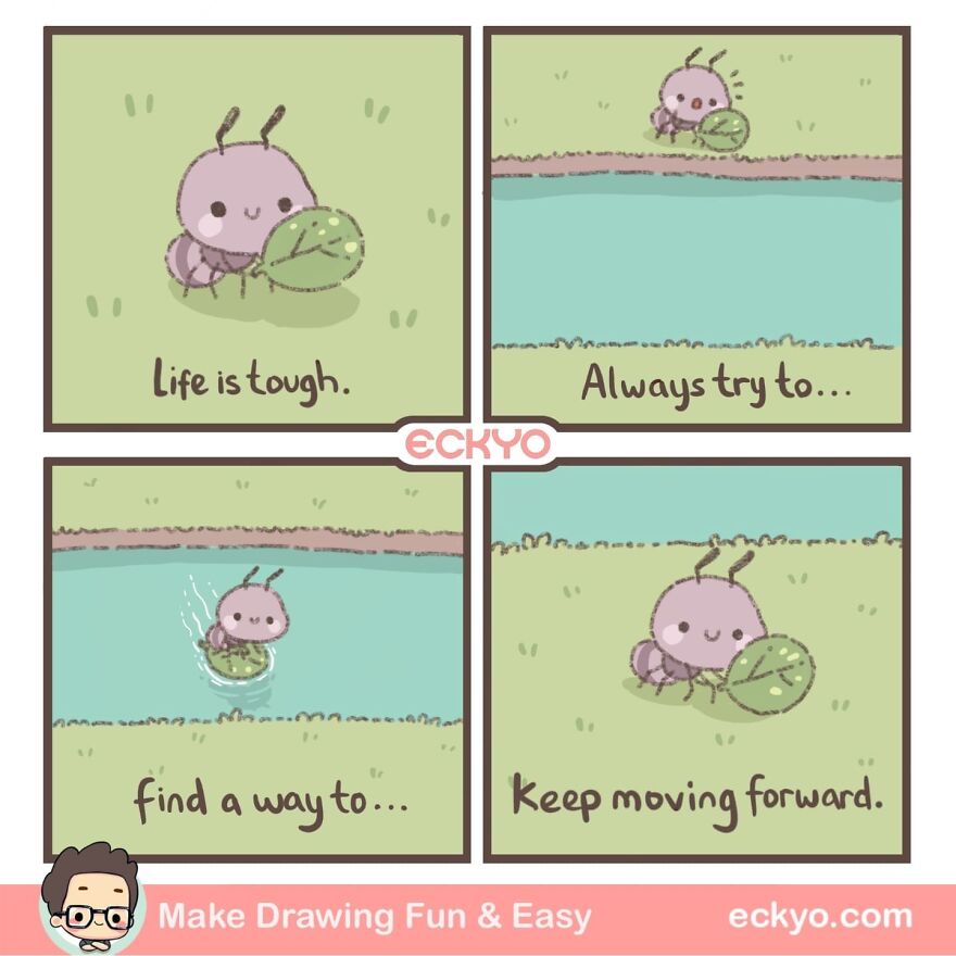 This Artist Makes Uplifting Comics, And They Might Brighten Up Your Day (New Pics)