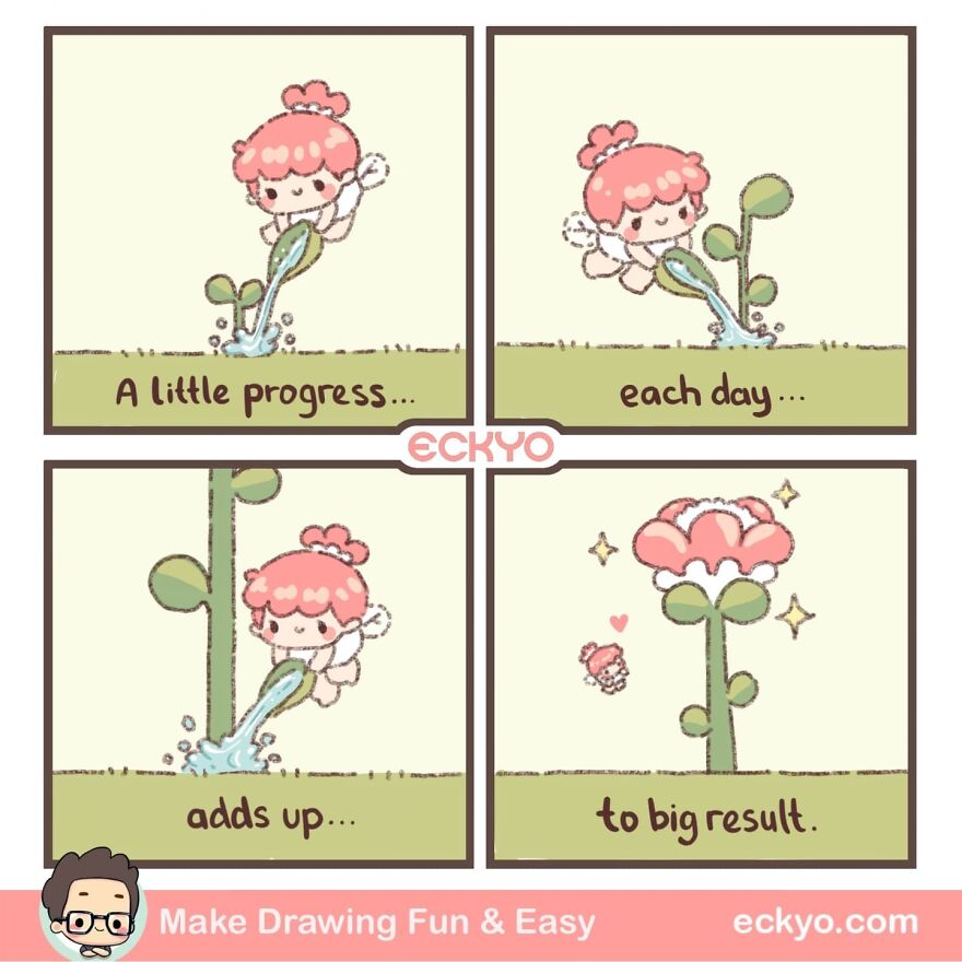 This Artist Makes Uplifting Comics, And They Might Brighten Up Your Day (New Pics)