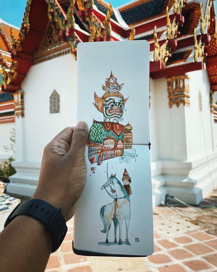 46 Travel Sketches Full Of Magic By Vimal Chandran - 11