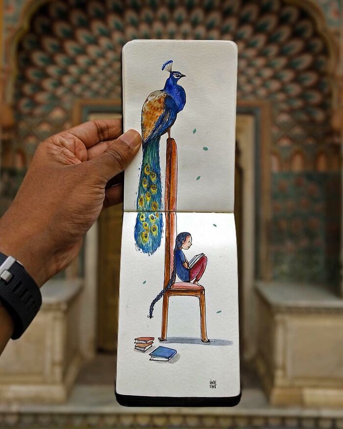 46 Travel Sketches Full Of Magic By Vimal Chandran - 10