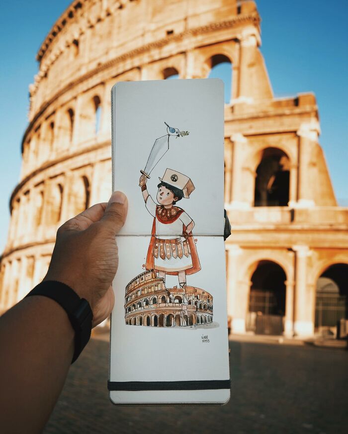 46 Travel Sketches Full Of Magic By Vimal Chandran - 19