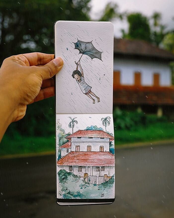 Sketchbook Drawings By Vimal Chandran