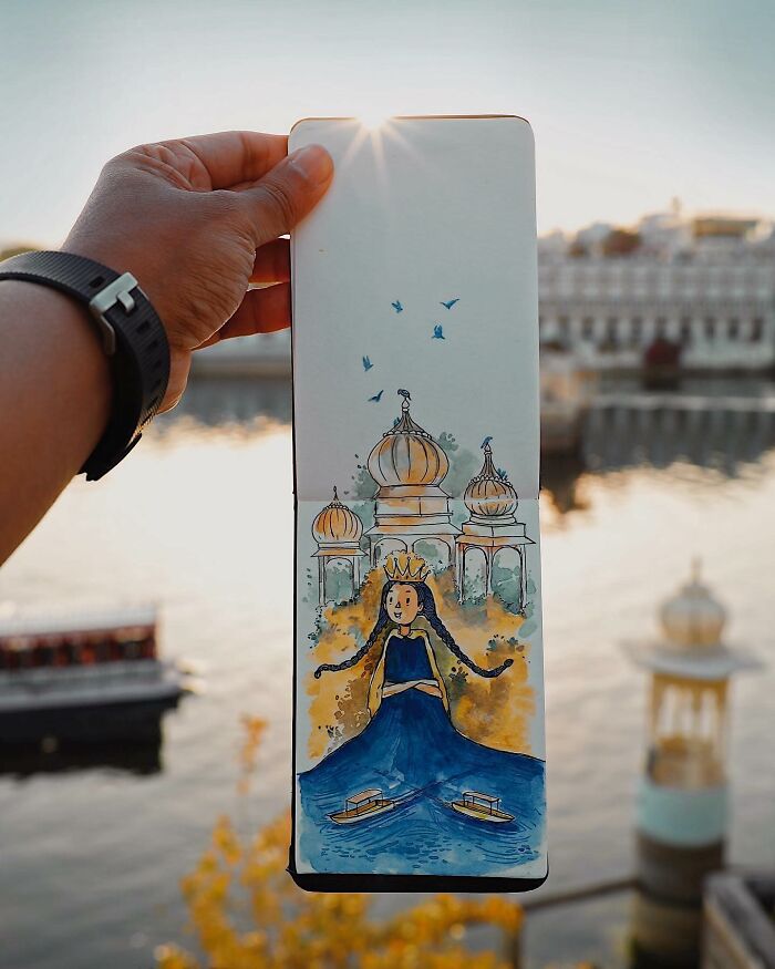 46 Travel Sketches Full Of Magic By Vimal Chandran - 29