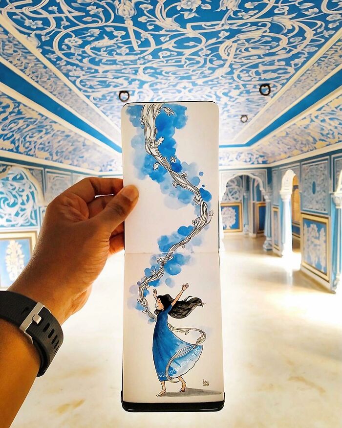 46 Travel Sketches Full Of Magic By Vimal Chandran - 42