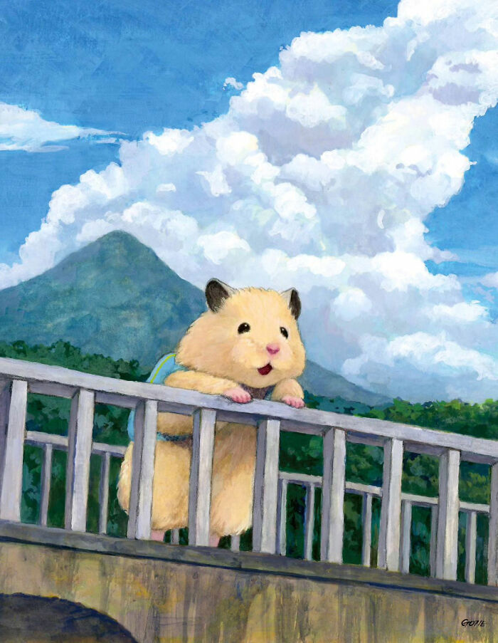 Gotte's Adorable Illustrations Of A Hamster Named Sukeroku