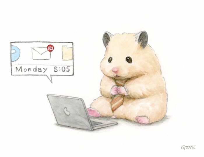 Gotte's Adorable Illustrations Of A Hamster Named Sukeroku