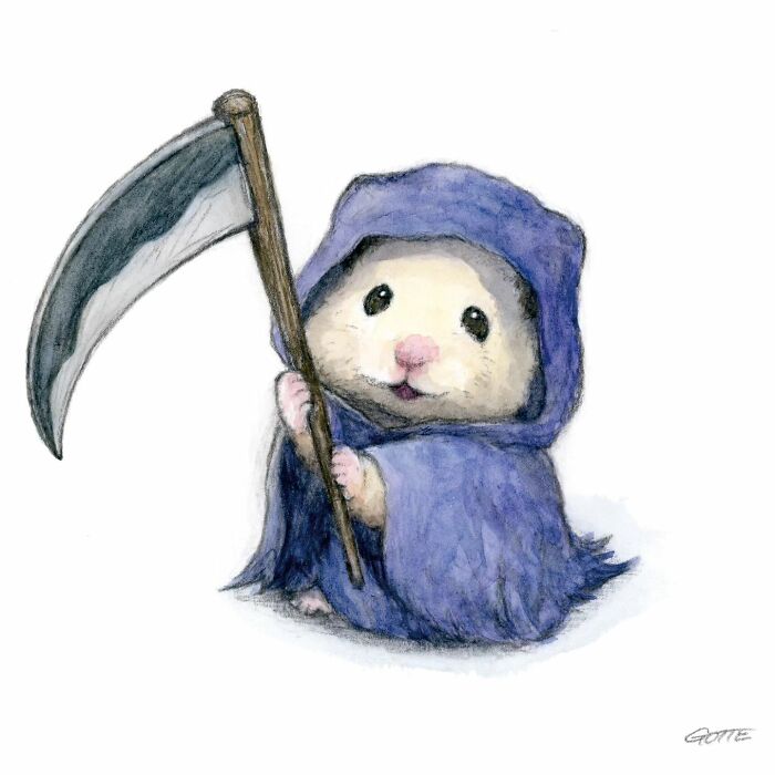 Gotte's Adorable Illustrations Of A Hamster Named Sukeroku