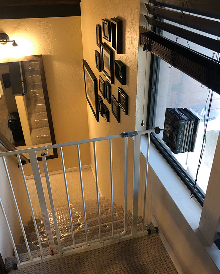 My Airbnb Assured Me They Have A “Very Safe” Baby Gate