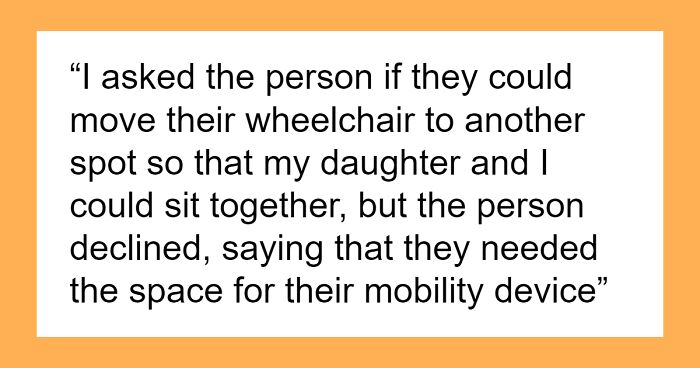 Mom Is Livid After Disabled Person On Bus Refused To Move So She Could Sit Together With Her 5YO