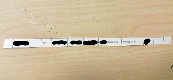 Every Year, My School Gives Me A Physical Piece Of Paper With My Password, That Doesn't Change Year-To-Year