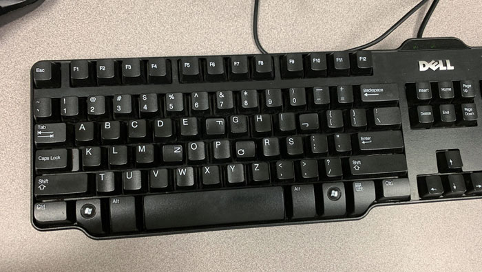 This Keyboard In My School's Computer Lab