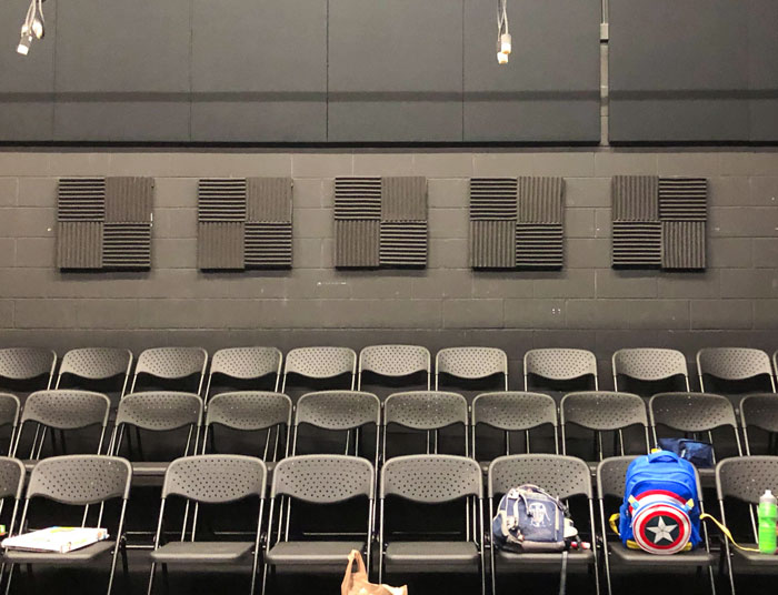 New Acoustic Foam Just Put Up In My School