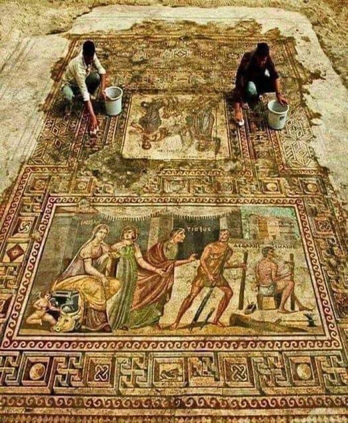 Archaeologists Led By Professor Kutalmış Görkay, Of University Of Ankara In Türkiye, Has Unearthed Three Ancient Greek Mosaics (2nd Century BC) 