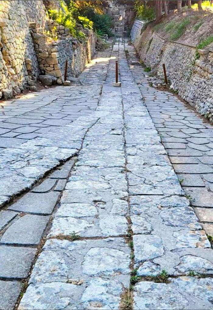 Europe’s Oldest Known Road Lies On The Island Of Crete, A Remarkable Engineering Feat Over 3,500 Years Old